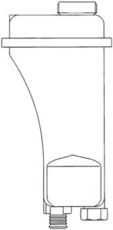 CRT51000S Бачок расширительный BMW 3 (E36)/5 (E39) 2.0-2.8ii 90-03 MAHLE / KNECHT підбір по vin на Brocar