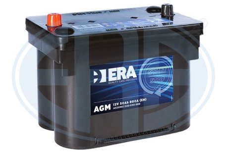 A55090 AKUMULATOR 50AH/800A EN 12V +P 260X173X206 SZT ERA ERA подбор по vin на Brocar