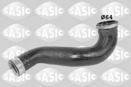 3336182 Патрубок воздушного радиатора VW TOUAREG 03- 2.5 TDI SASIC підбір по vin на Brocar