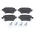 BP12264 Колодки тормозные (задние) Opel Astra G/H 04- (Lucas) OPTIMAL підбір по vin на Brocar