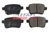FT29554 КОЛОДКИ ТОРМОЗНЫЕ FIAT TIPO 16&gt; ЗАД БЕЗ ДАТЧИКА FAST підбір по vin на Brocar