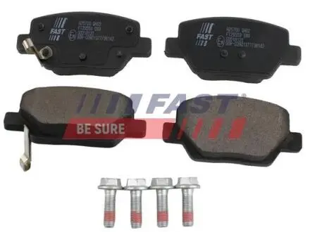 FT29553 КОЛОДКИ ТОРМОЗНЫЕ FIAT TIPO 16> ЗАД БЕЗ ДАТЧИКА FAST подбор по vin на Brocar