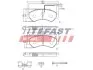 FT29132 Fast КОЛОДКИ ТОРМ. ПЕРЕДН. FIAT DUCATO 20Q 06- FAST підбір по vin на Brocar
