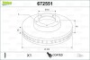 672551 Диск гальмівний MALOWANA FORD CMAX - FOCUS I VALEO підбір по vin на Brocar
