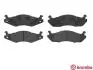 P37001 Комплект тормозных колодок, дисковый тормоз BREMBO підбір по vin на Brocar