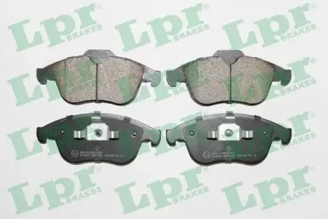 05P1466 Комплект гальмівних колодок, дискове гальмо LPR підбір по vin на Brocar