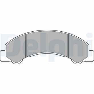 LP2769 Комплект тормозных колодок, дисковый тормоз DELPHI подбор по vin на Brocar