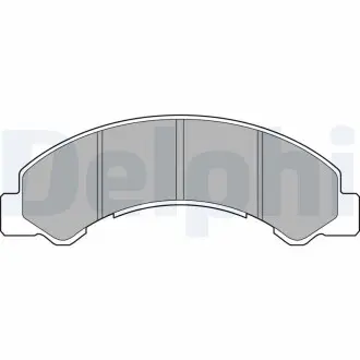 LP2769 Комплект тормозных колодок, дисковый тормоз DELPHI підбір по vin на Brocar