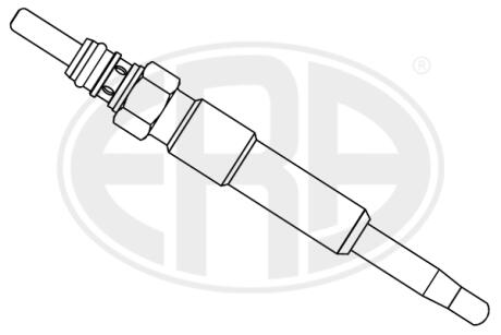 886006 Свеча накаливания VW/AUDI 1.9/2.5TDI, 12V ERA подбор по vin на Brocar