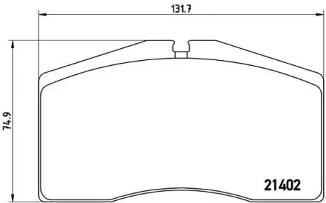 P65006 Тормозные колодки, дисковый тормоз (набор) BREMBO підбір по vin на Brocar