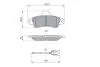 0986460991 Тормозные колодки, дисковый тормоз (набор) BOSCH підбір по vin на Brocar