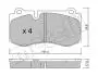 Колодки тормозные (передние) MB E-class (W211) 05-09/S-class (W221) 05-13/SL-class (R230) 06-12 2206690