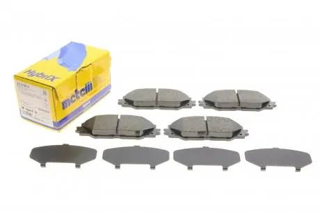 2207480 Колодки тормозные (передние) Toyota Auris 10-18/Prius 08-/Rav4 III/IV 06- METELLI подбор по vin на Brocar