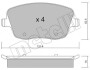 2205470 Колодки тормозные (передние) Seat Cordoba/Ibiza IV/VW Polo/Skoda Fabia 99-15/Roomster 06-15 METELLI підбір по vin на Brocar