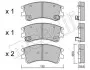 2204760 Колодки гальмівні (передні) Mazda 6 02-08 METELLI підбір по vin на Brocar