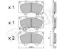 2204540 Колодки гальмівні (передні) Mitsubishi Pajero IV/Toyota Hilux 06-/Land Cruiser Prado/Lexus GX 01- METELLI підбір по vin на Brocar