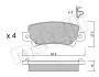 2204470 Колодки тормозные (задние) Toyota Corolla 1.4-2.0D 00- METELLI підбір по vin на Brocar