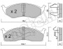 2203561 Тормозные колодки, дисковый тормоз (набор) METELLI підбір по vin на Brocar