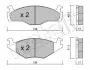 2200452 Тормозные колодки, дисковый тормоз (набор) METELLI підбір по vin на Brocar