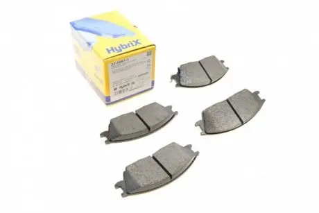 2200811 Колодки гальмівні (передні) Hyundai Accent I/II 94-05/Getz 02-10/Elantra 90-00/Pony 85-95 METELLI підбір по vin на Brocar