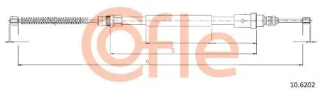 92106202 LINKA - HAMULEC RECZNY COF 10.6202 COFLE COFLE підбір по vin на Brocar