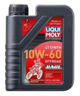 3053 Масло моторное синтетическое "Motorbike 4T Synth Offroad Race 10W-60", 1л LIQUI MOLY подбор по vin на Brocar