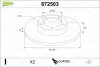 672503 Диск тормозной MALOWANA ALFA ROMEO 159 VALEO підбір по vin на Brocar