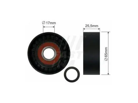 FT44567 NAPINACZ PASKA MICRO-V DUCATO 06- ROLKA FAST підбір по vin на Brocar