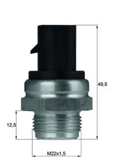 TSW12D Термовыключатель, вентилятор радиатора MAHLE / KNECHT підбір по vin на Brocar