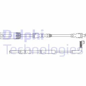 LZ0289 CZUJNIK ZUZYCIA KLOCKOW BMW X1 E84 09- DELPHI підбір по vin на Brocar