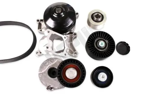 PK04210 Водяной насос + комплект ручейковых ремней HEPU подбор по vin на Brocar