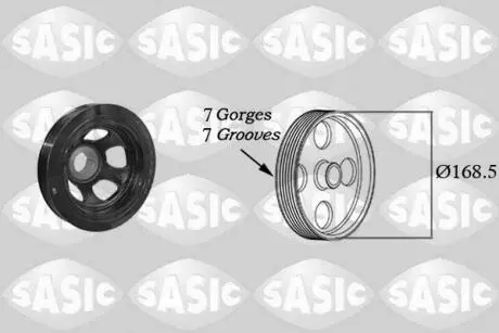2156073 KOLO PASOWE WALU MERCEDES C W203/W204 SASIC подбор по vin на Brocar