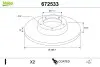 672533 Диск тормозной MALOWANA CITROEN DS4 VALEO підбір по vin на Brocar