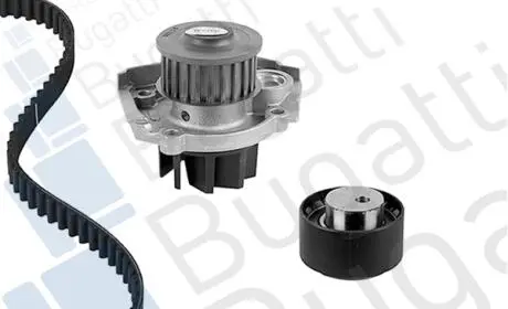 KBU10153A Pompa wodna + zestaw paska rozrządu BUGATTI підбір по vin на Brocar