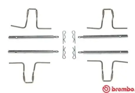 A02278 Гальмівні колодки (монтажний набір) BREMBO підбір по vin на Brocar