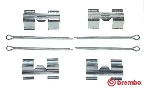 A02257 Тормозные колодки (монтажный набор) BREMBO подбор по vin на Brocar
