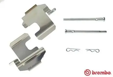A02244 Гальмівні колодки (монтажний набір) BREMBO підбір по vin на Brocar