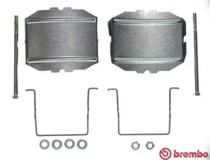 A02232 Тормозные колодки (монтажный набор) BREMBO підбір по vin на Brocar