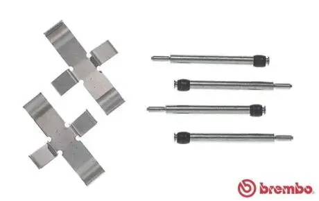 A02207 Тормозные колодки (монтажный набор) BREMBO підбір по vin на Brocar