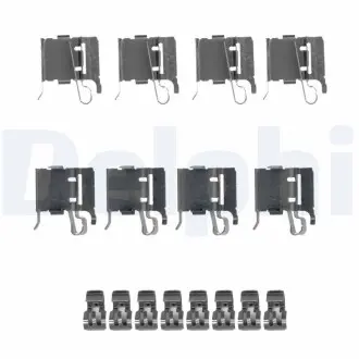 LX0491 Тормозные колодки (монтажный набор) DELPHI подбор по vin на Brocar