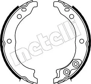 530089 Тормозные колодки ручного тормоза METELLI подбор по vin на Brocar