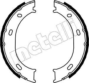 530239 Тормозные колодки ручного тормоза METELLI подбор по vin на Brocar