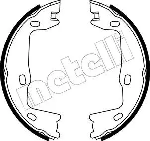 530302 Тормозные колодки ручного тормоза METELLI подбор по vin на Brocar