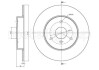 230538C Диск тормозной (передний) Smart Cabrio/City-Coupe/Fortwo 98-07 (280х9) (с покрытием) (полный) METELLI підбір по vin на Brocar