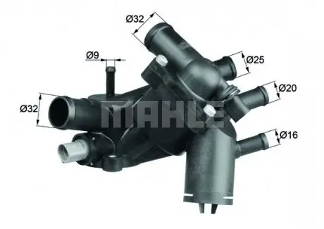 TM5109 Термостат системи охолодження MAHLE / KNECHT підбір по vin на Brocar