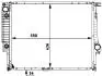 CR328000P A_Радіатор 440 mm BMW 3 (E36) MAHLE / KNECHT підбір по vin на Brocar