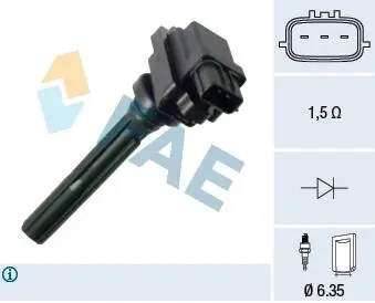 80397 CEWKA ZAPLONOWA JEDNOISKROWA FAE підбір по vin на Brocar