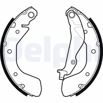 LS2134 Тормозные колодки, барабанные DELPHI подбор по vin на Brocar