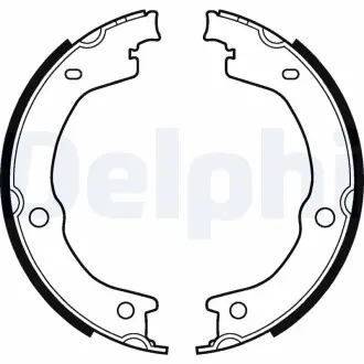 LS2118 Барабанные тормозные колодки DELPHI підбір по vin на Brocar