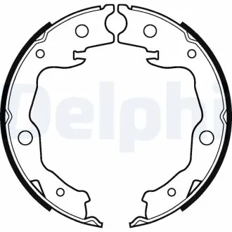 LS2116 Барабанные тормозные колодки DELPHI подбор по vin на Brocar